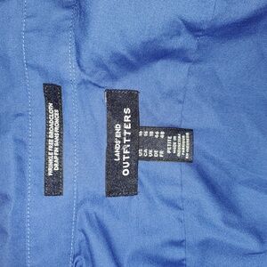 Lands' End Wrinkle-Free Blue Shirt